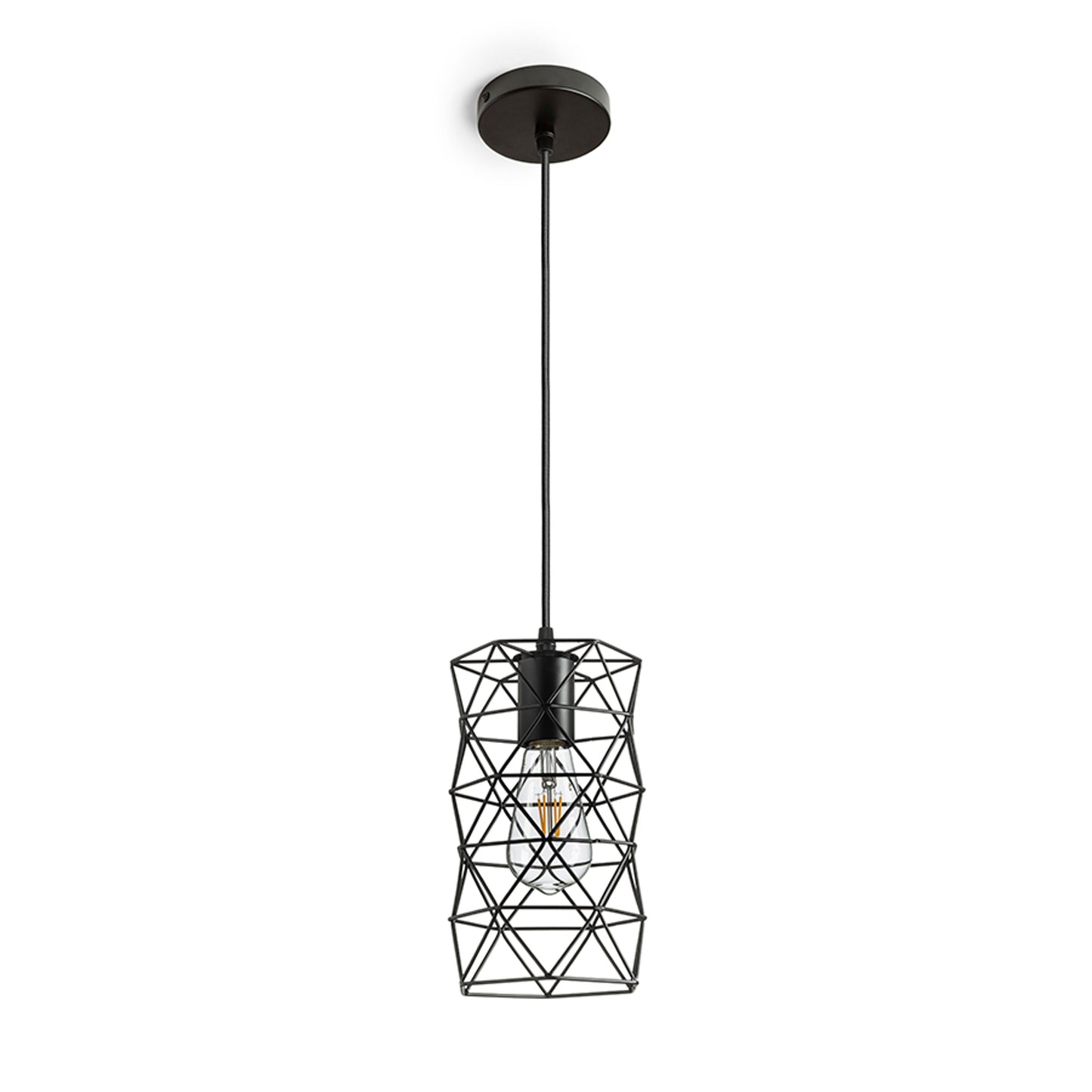 RENDL pendant lamp ILUSIA pendant black 230V LED E27 15W R13892 5