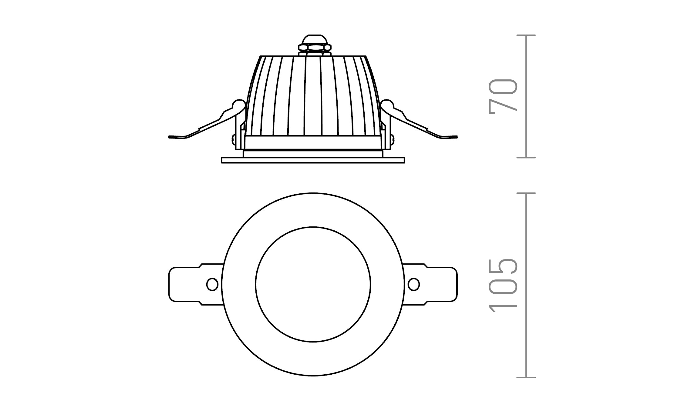 AMIGA Rund - Product sketch