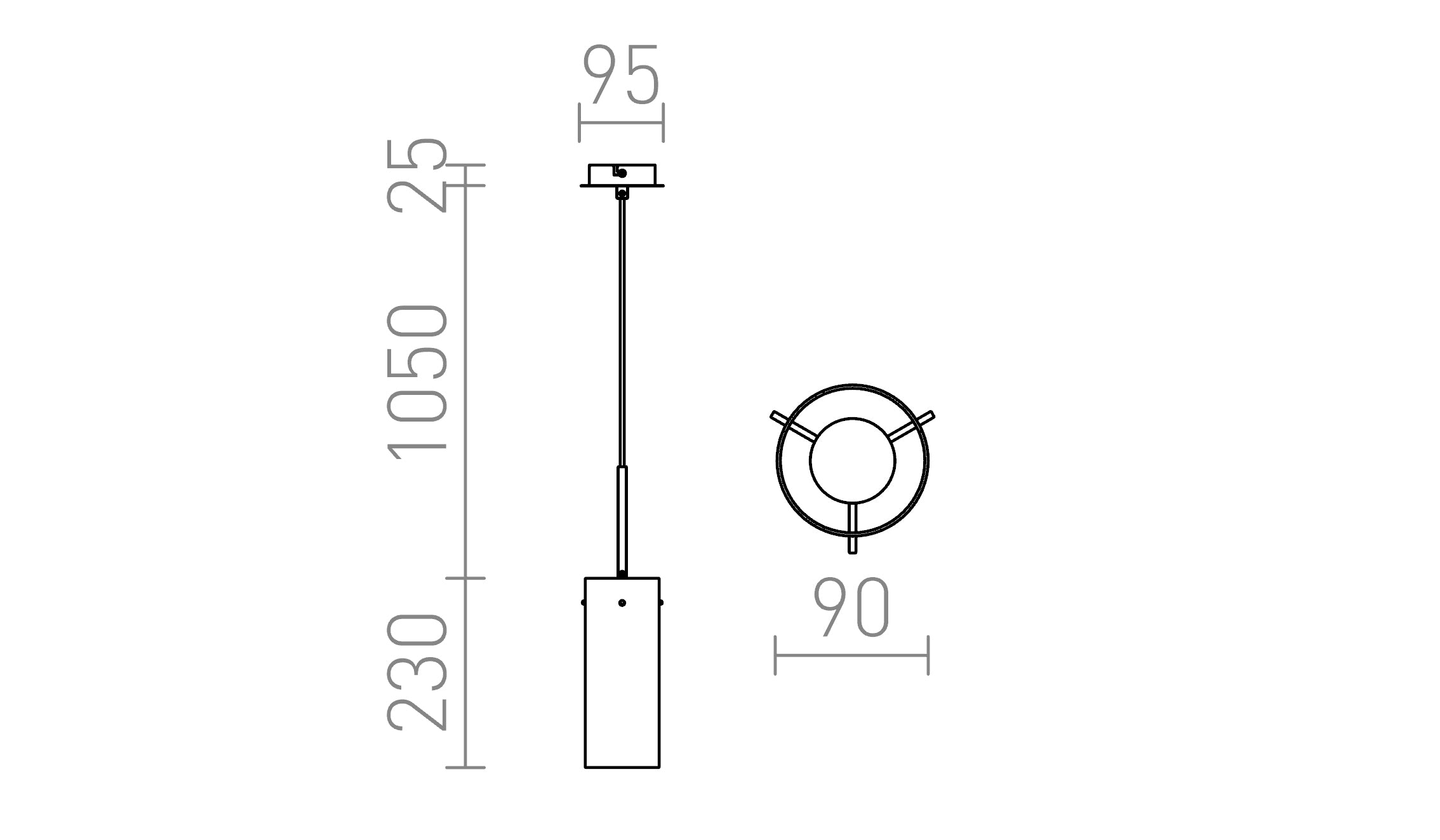 SANSSOUCI I schwarz - Product sketch
