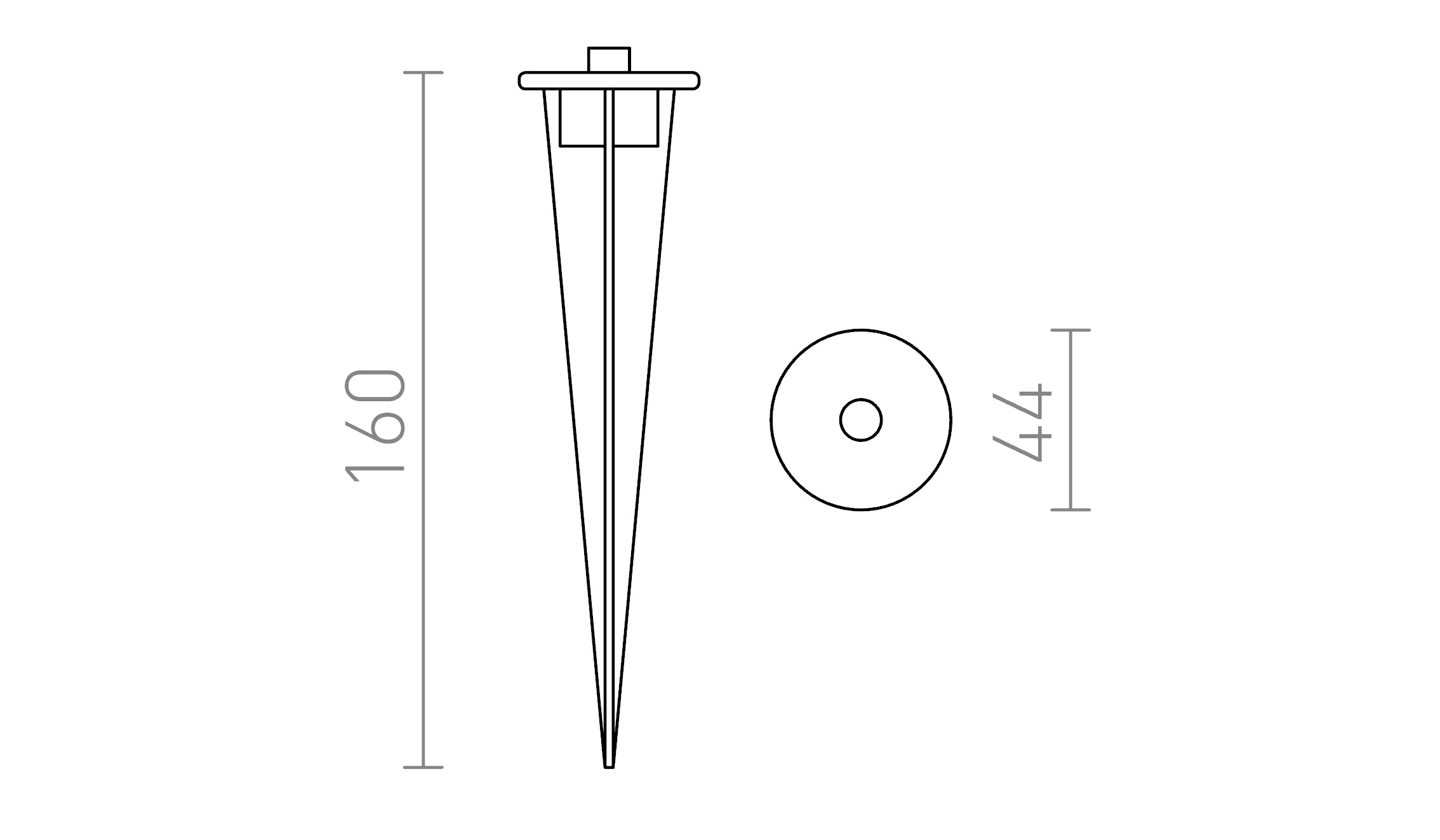 UNIVERSAL BODENSPIEß - Product sketch