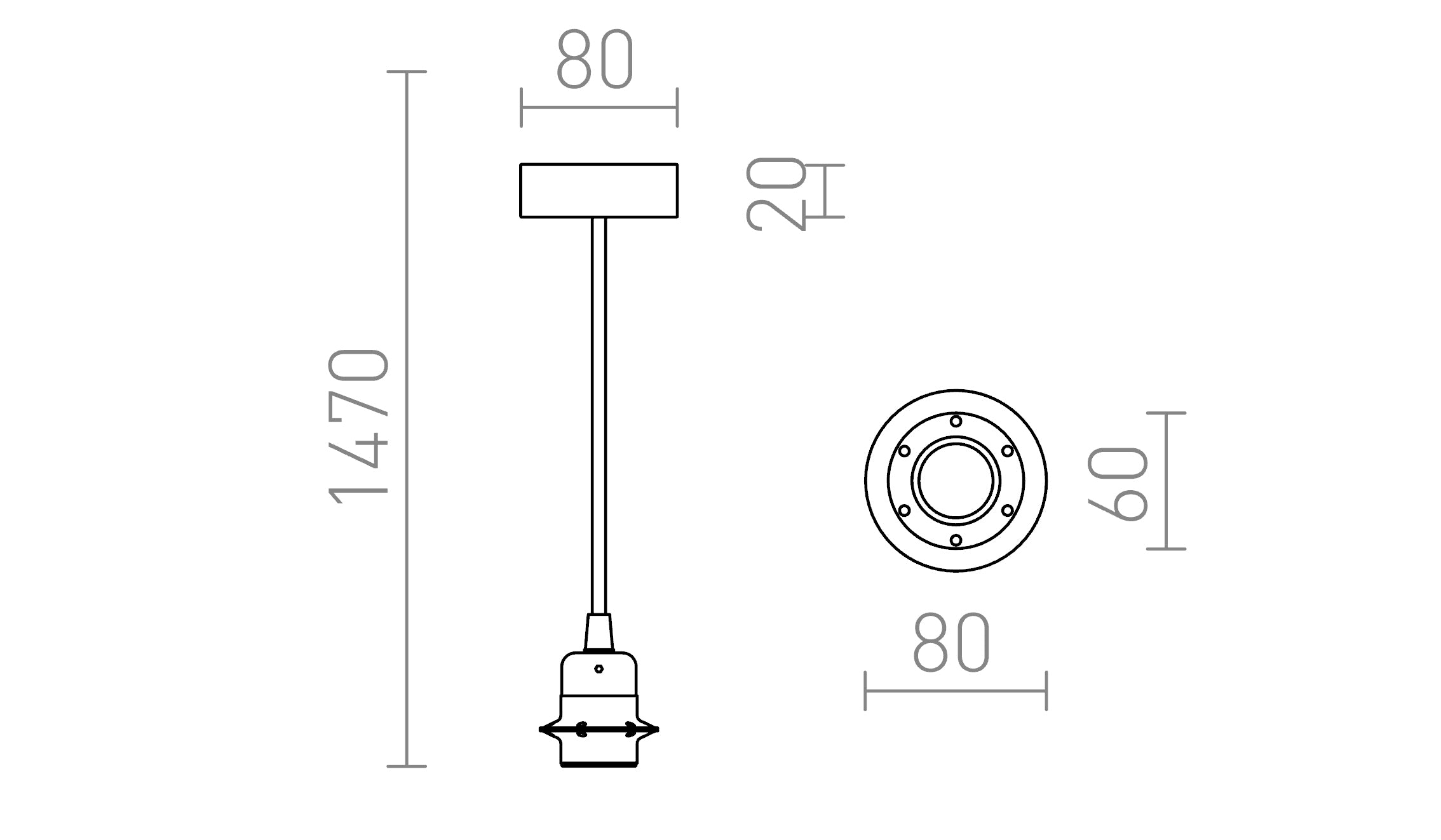HEX Schwarz - Product sketch