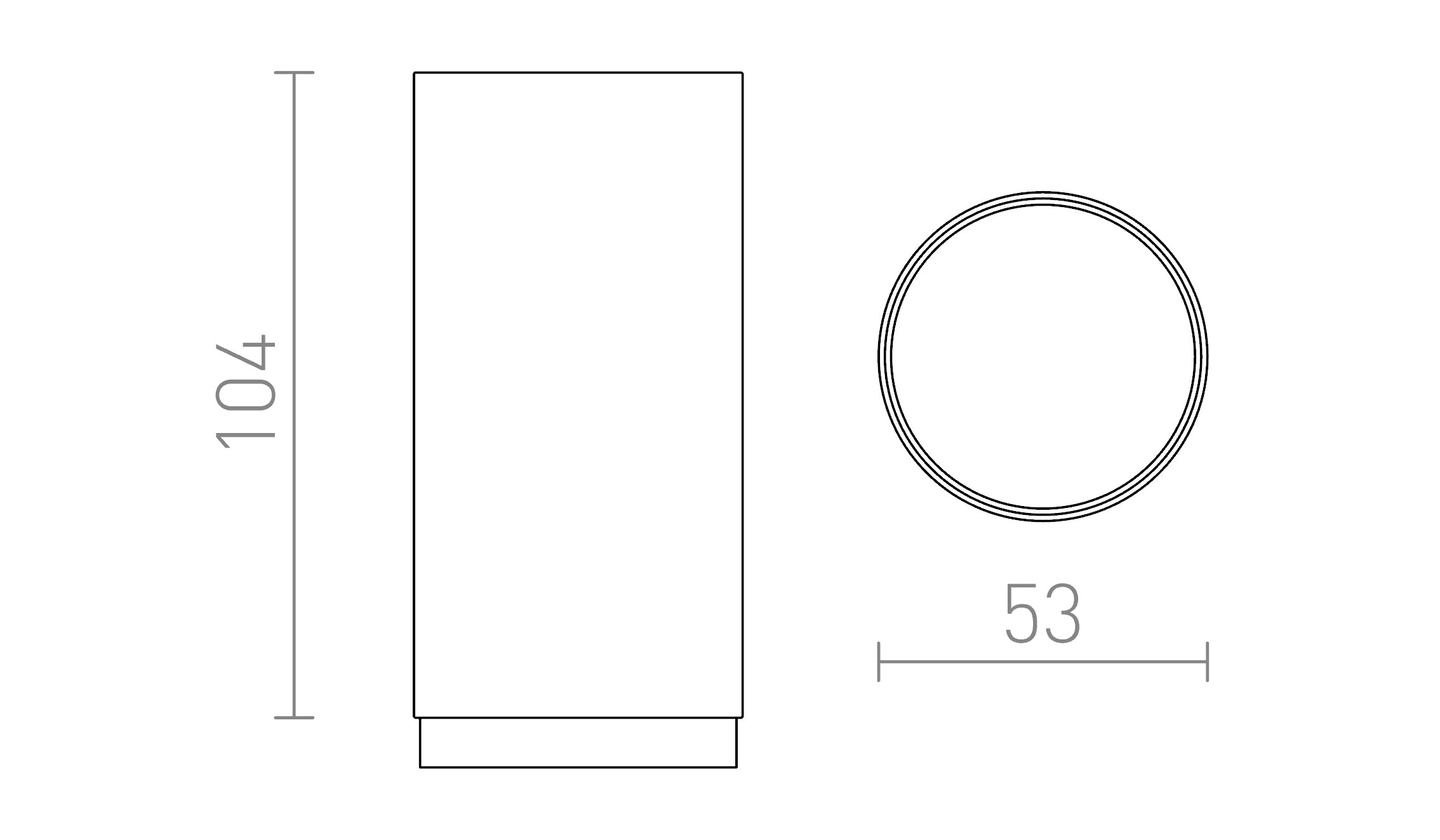 BOGARD Aufsatz - Product sketch