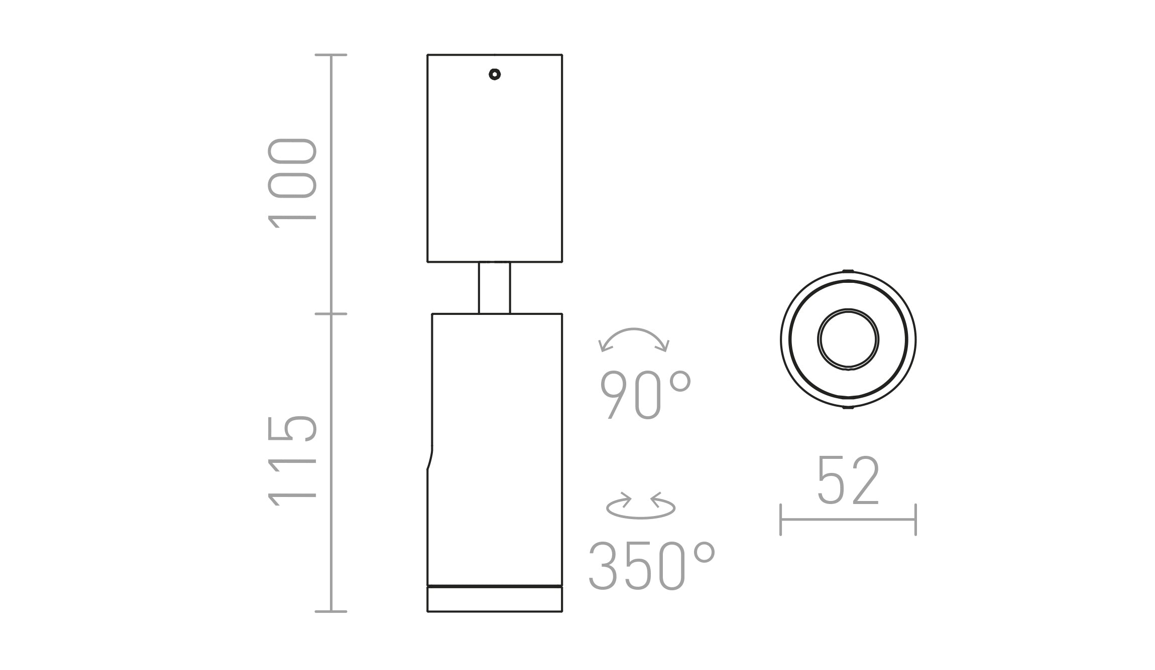 BOGARD DECKENLEUCHTE - Product sketch