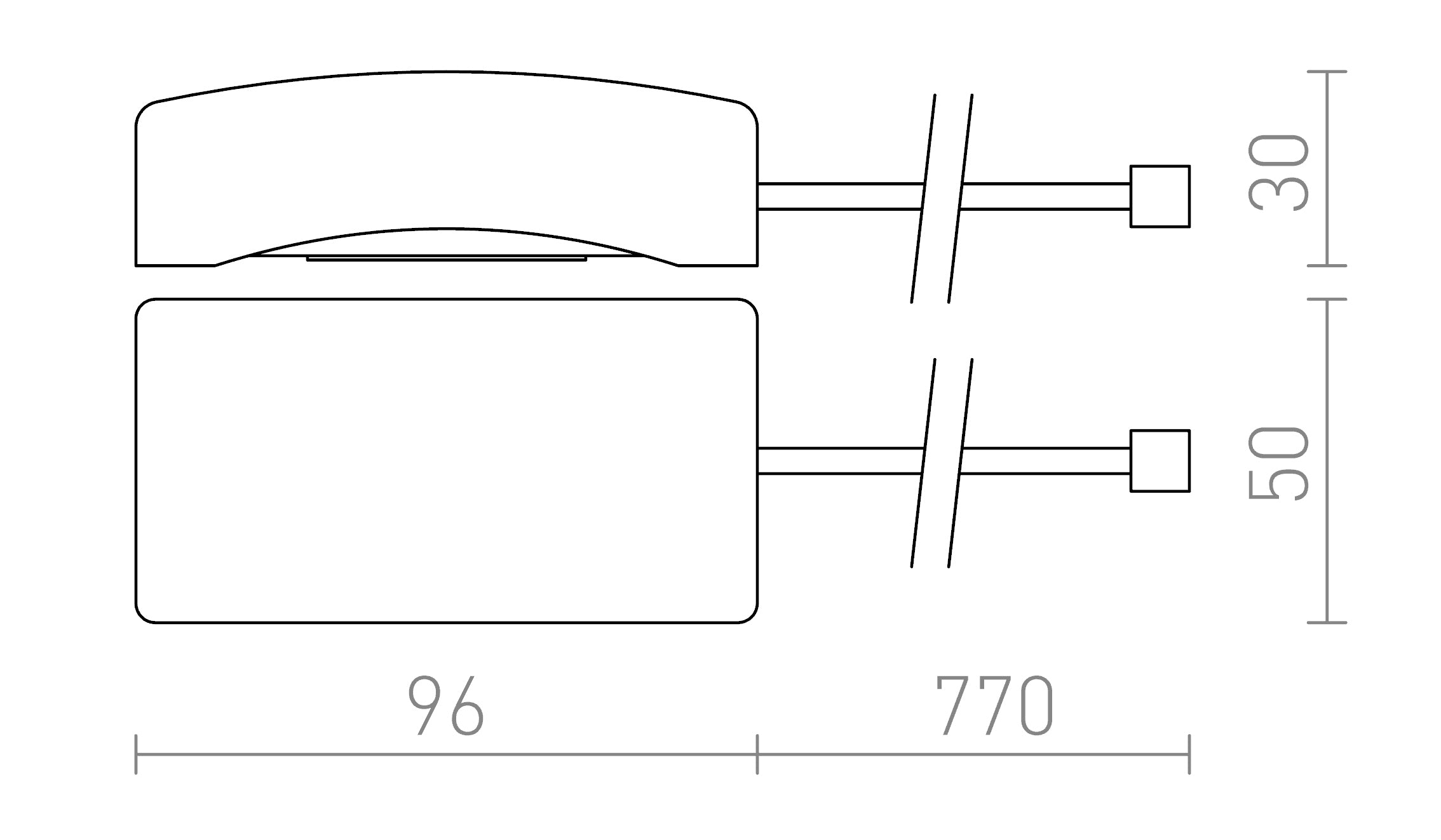 SENSOR IN DIE DECKE - Product sketch