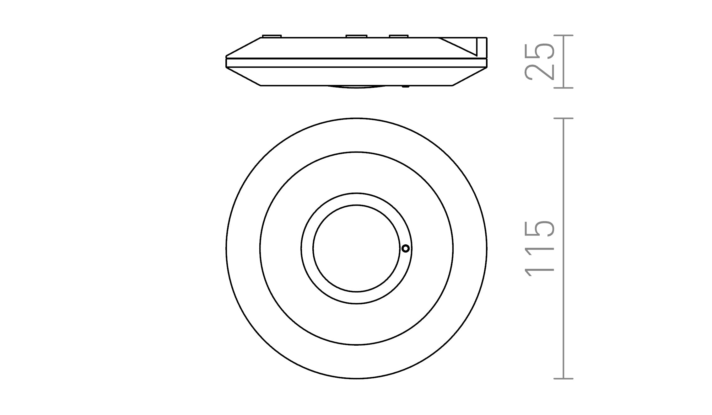 DECKENSENSOR  - Product sketch