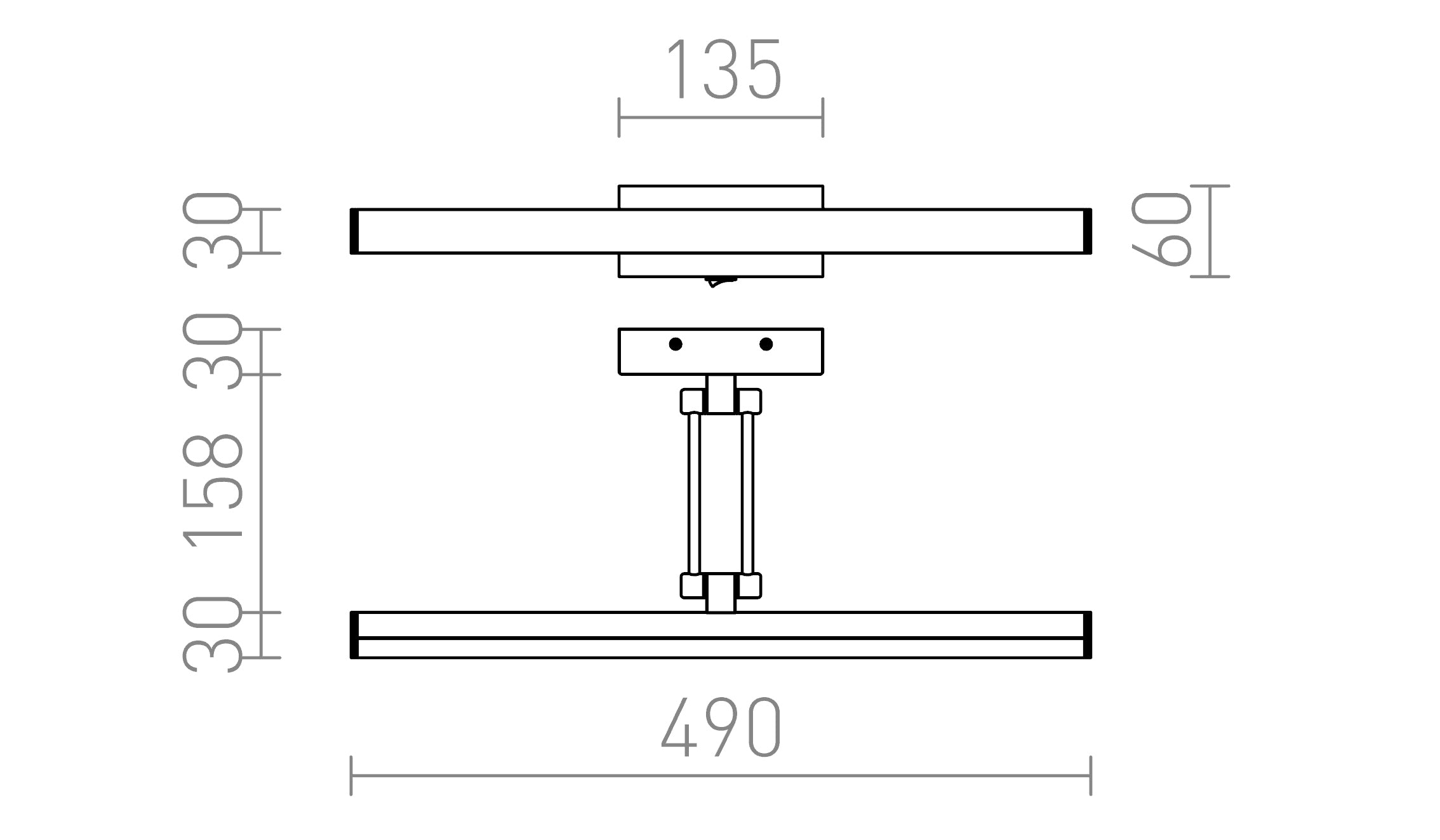 SWING Bilderleuchte - Product sketch