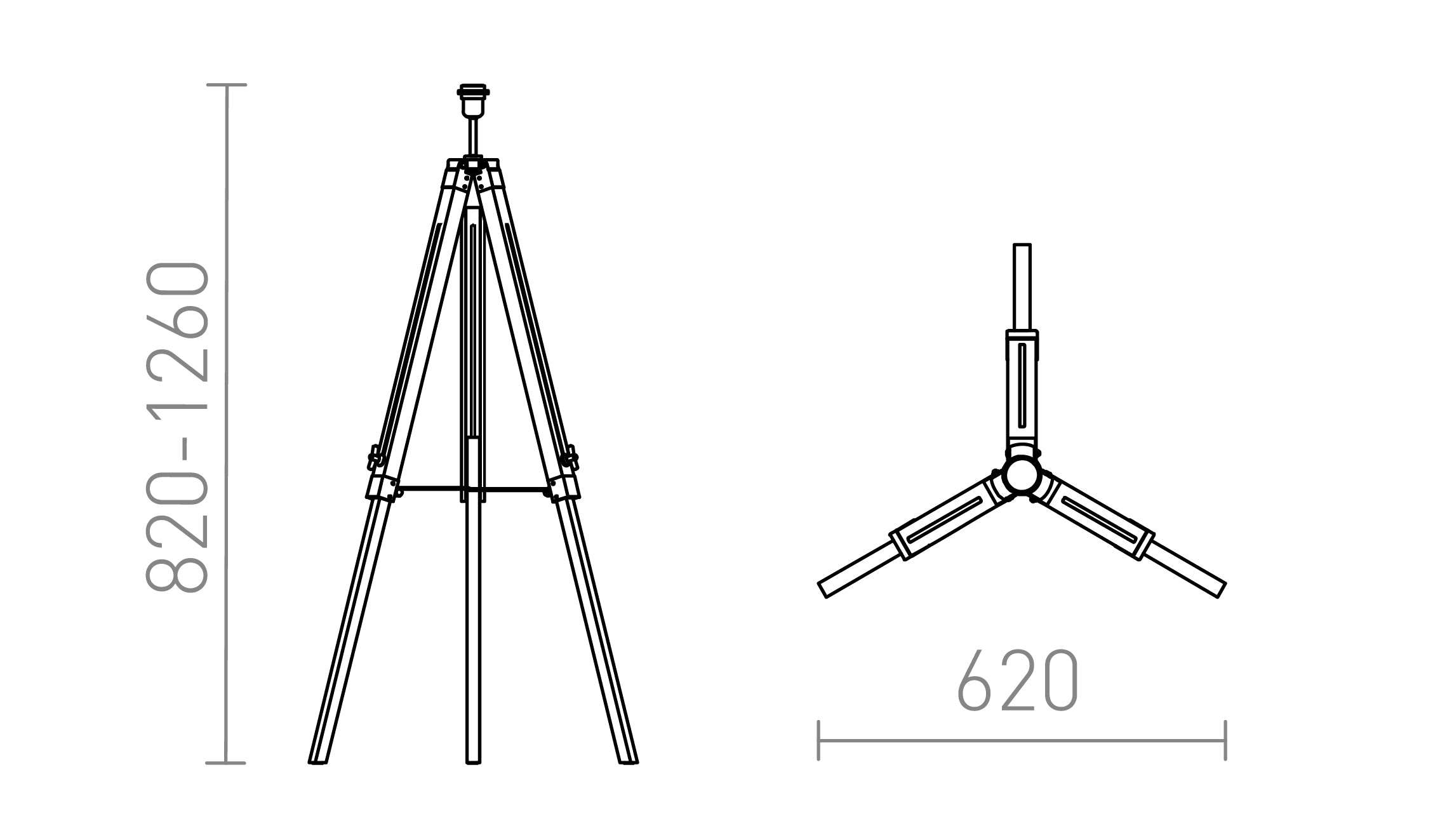 ALVIS STÄNDER - Product sketch
