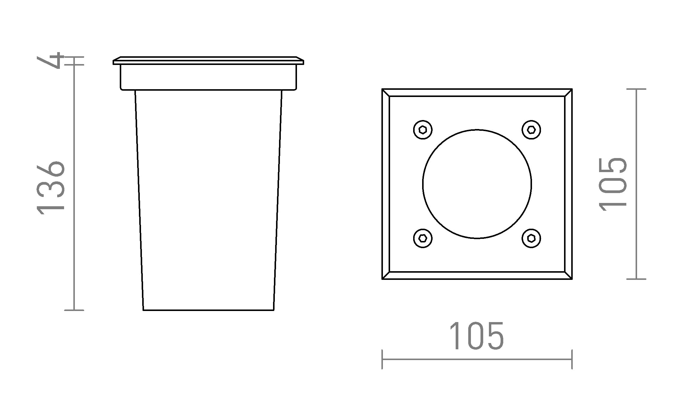 ORBU SQ - Product sketch