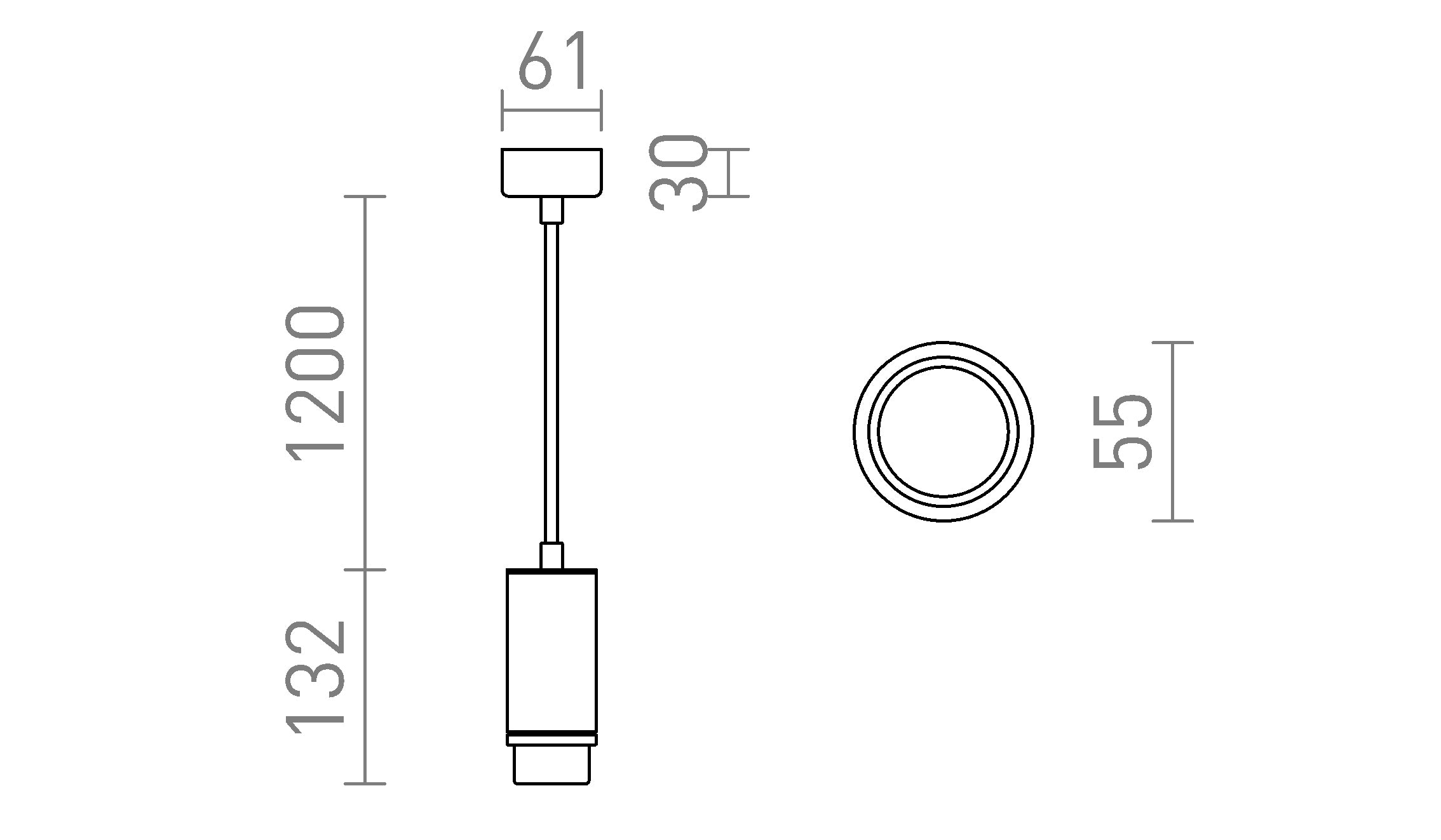OPTIMUS PENDELLEUCHTE - Product sketch
