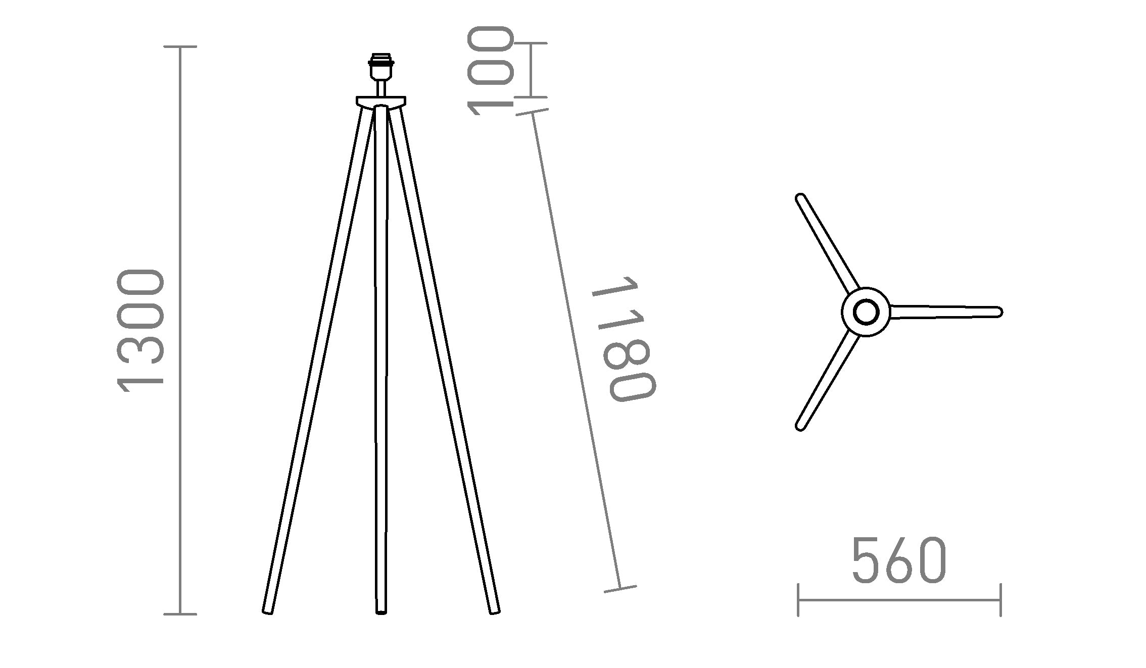 BASCO STÄNDER - Product sketch