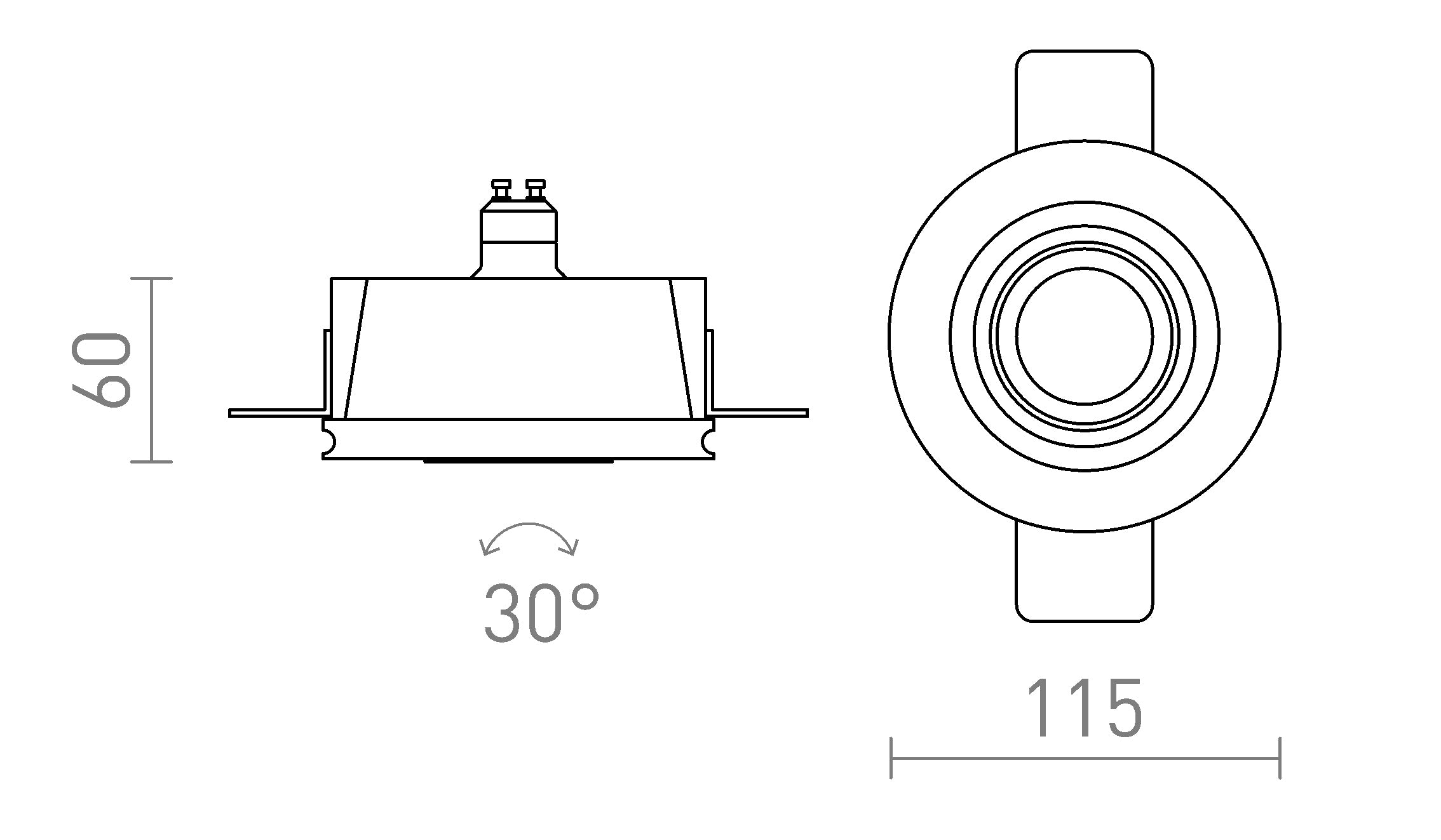 DAYTONA KIPPBAR - Product sketch