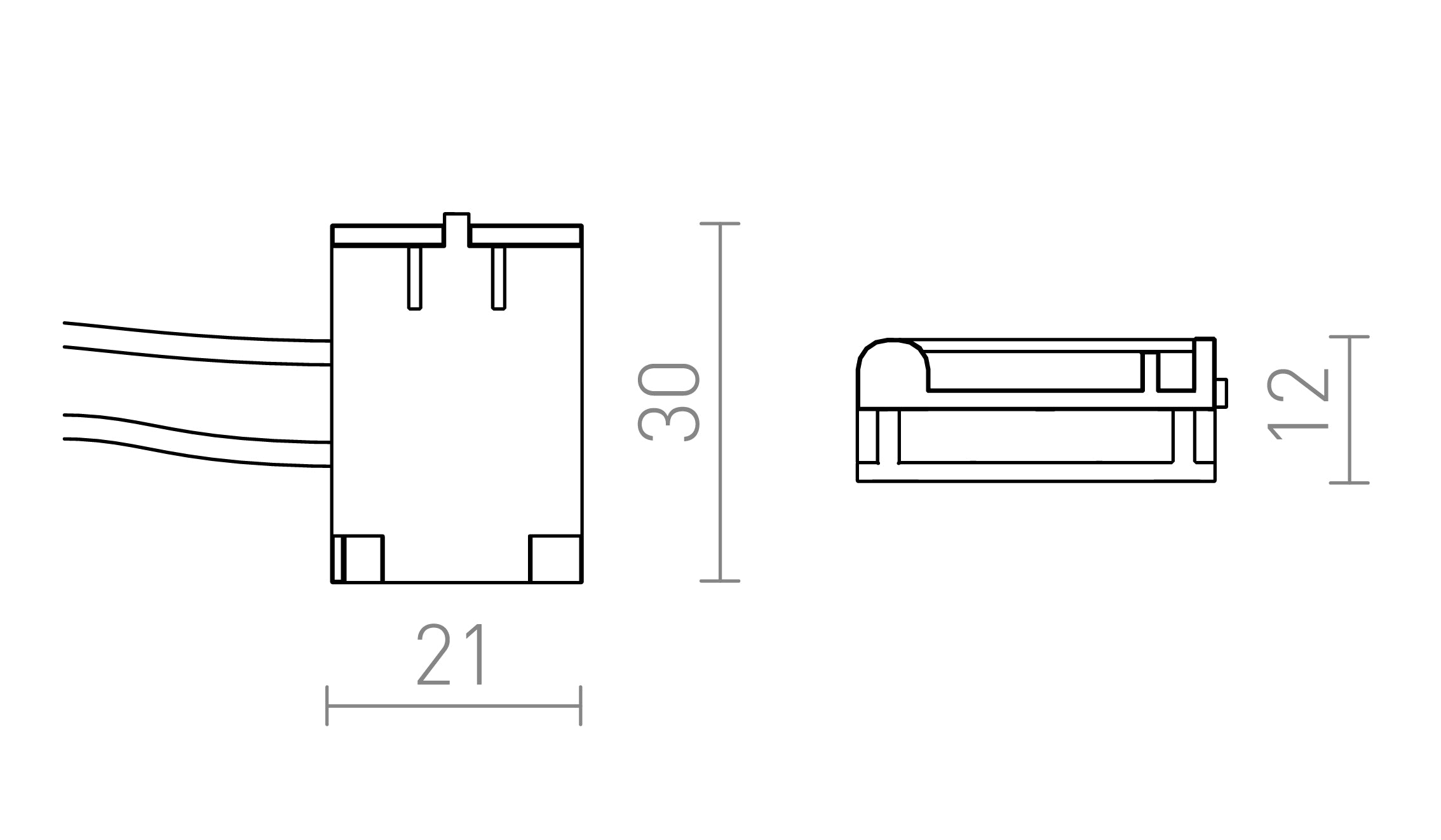 WAVE STROMVERSORGUNG - Product sketch