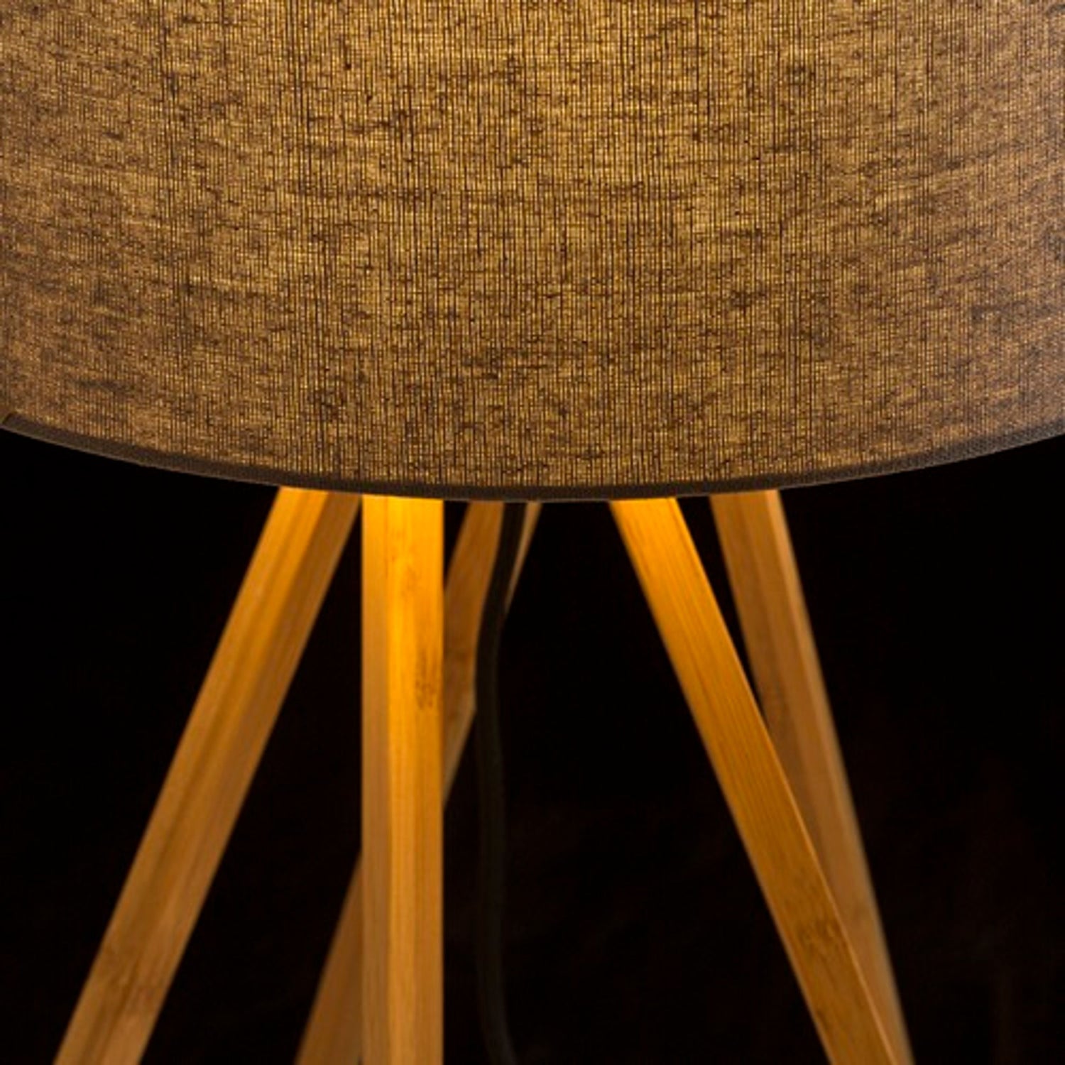 Holz tischlampe