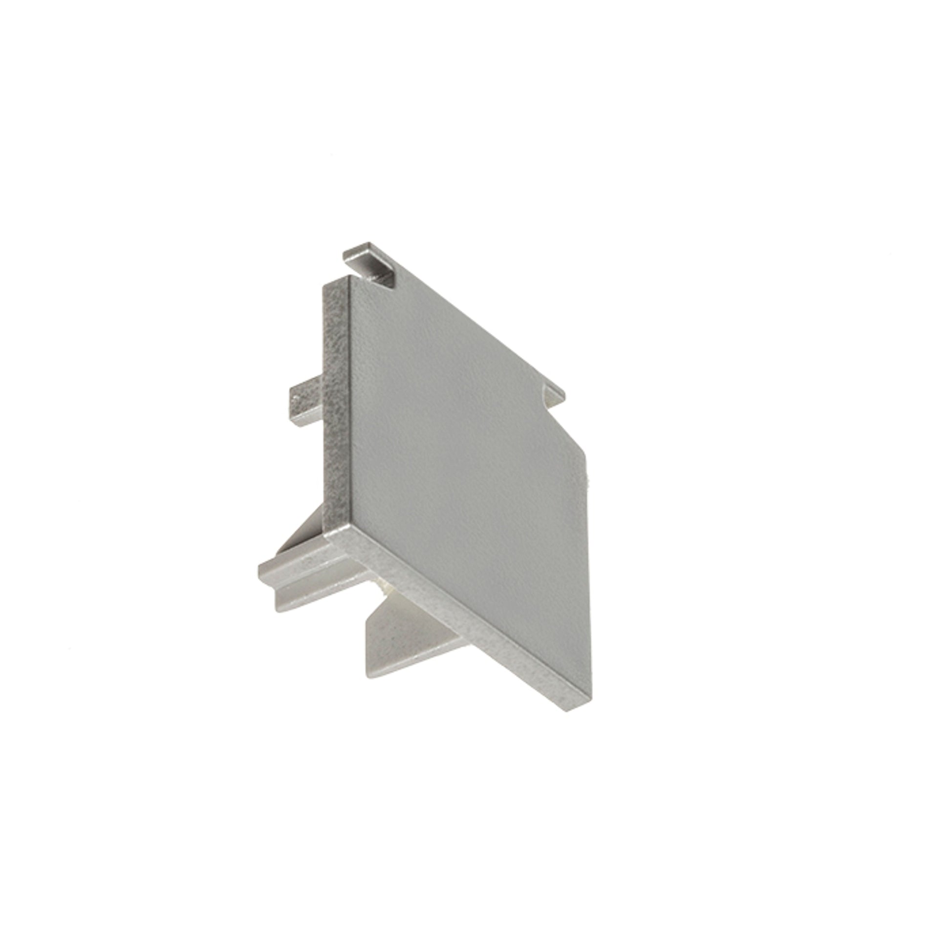 RENDL 3-circuit track system EUTRAC end cap for 3-circuit track silver grey  R11309 1