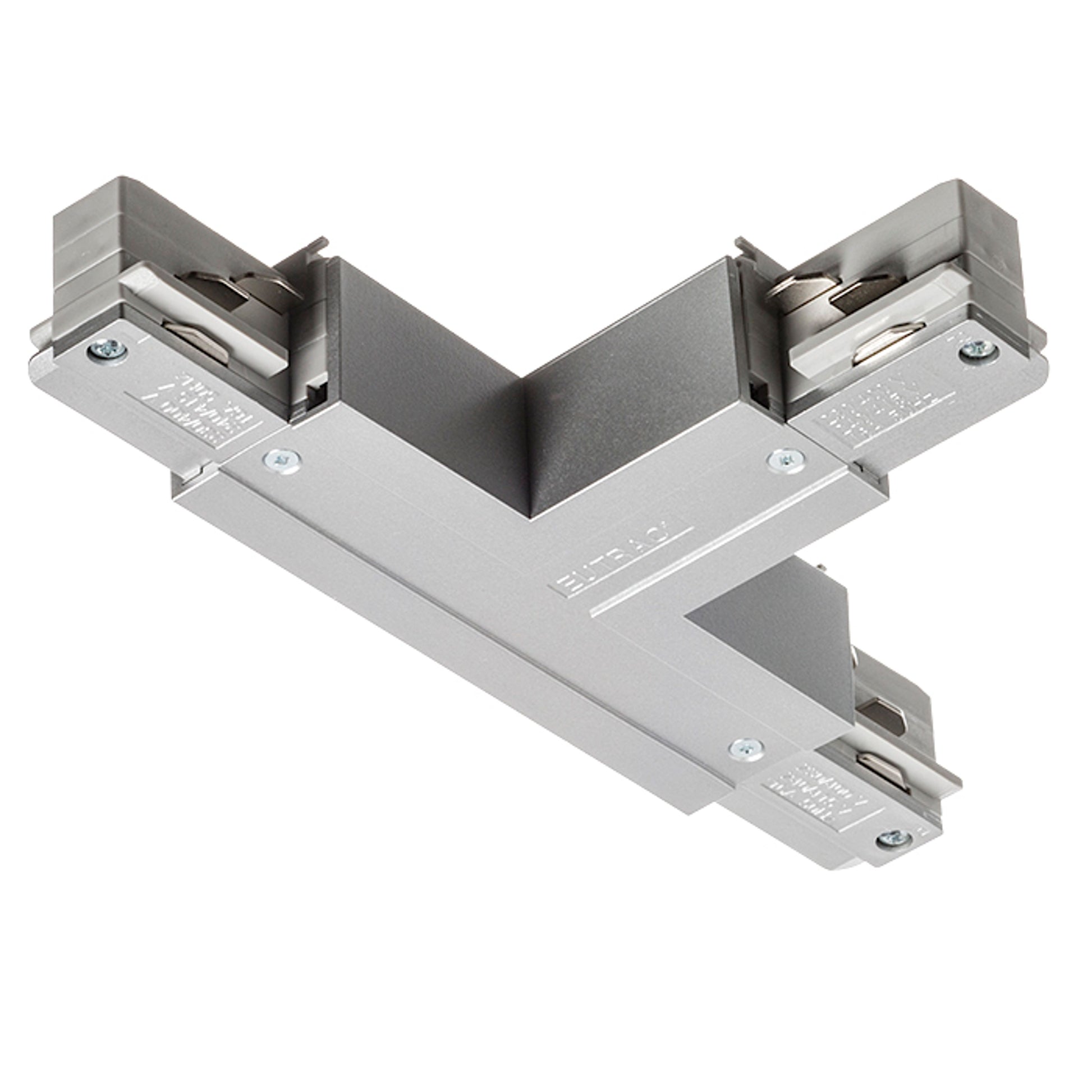RENDL 3-circuit track system EUTRAC T connector, polarity left silver grey 230V  R11337 1