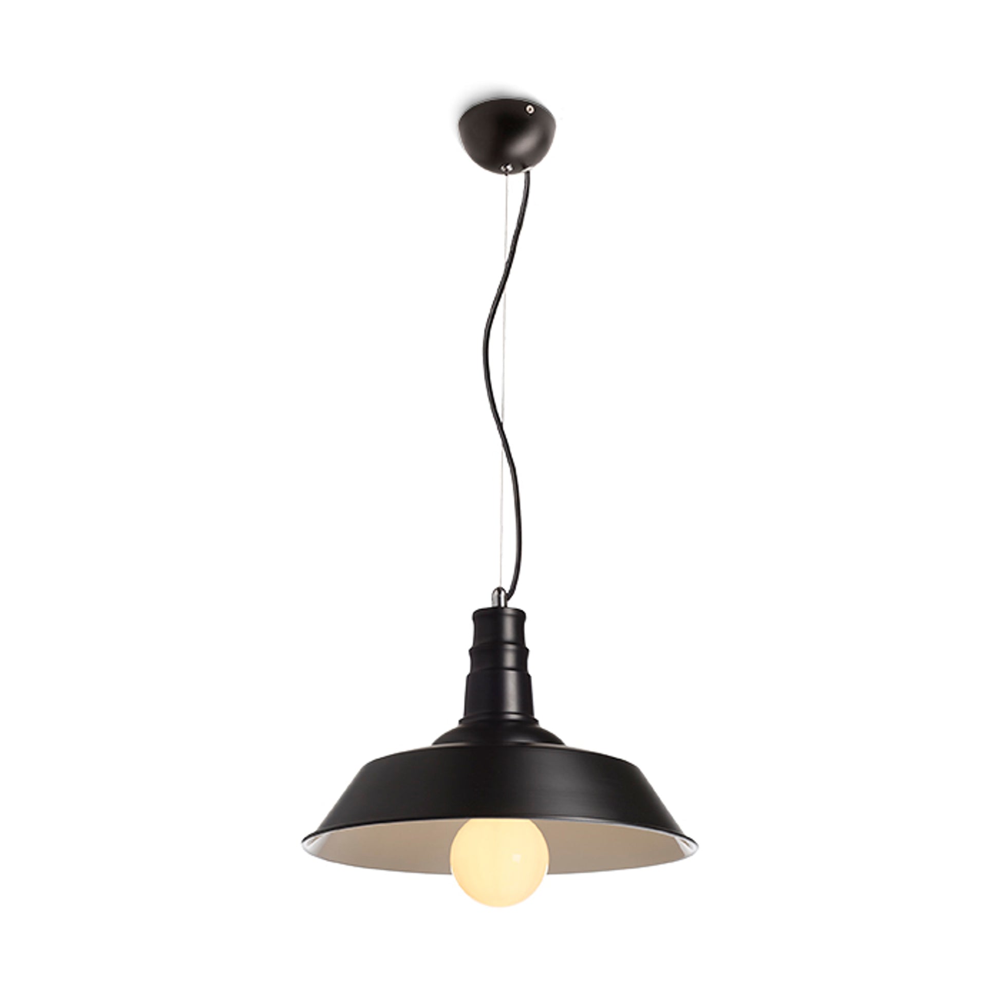 RENDL Outlet GOLDIE 36 pendant black/white  230V LED E27 30W R11688 1