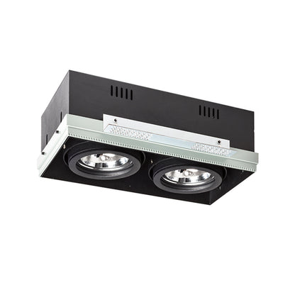 RENDL recessed light ELECTRA II  black  12V LED G53 2x15W R12051 3