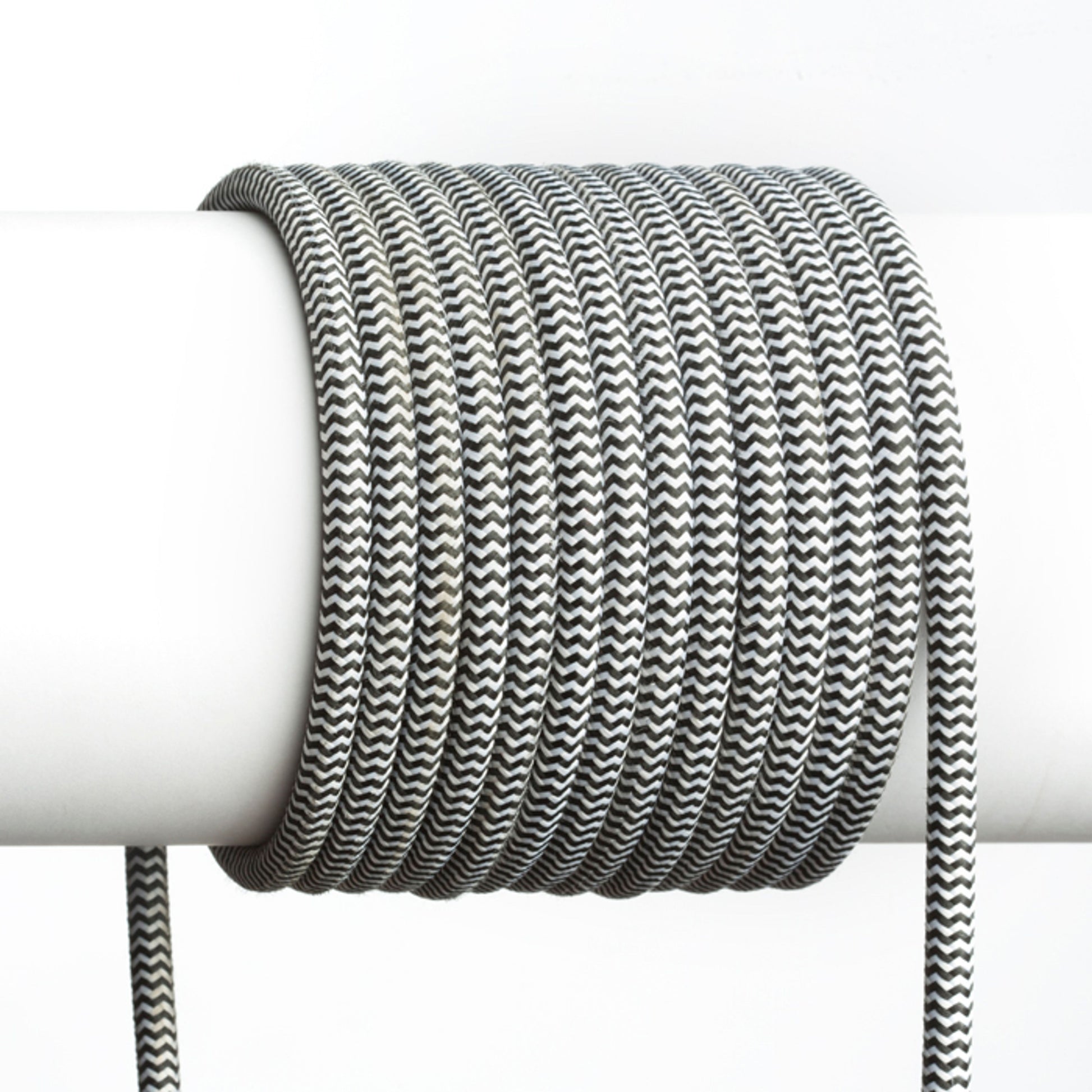 RENDL shades, shade bases, pendent sets FIT 3x0,75 PPM textile cable black/white  R12216 1