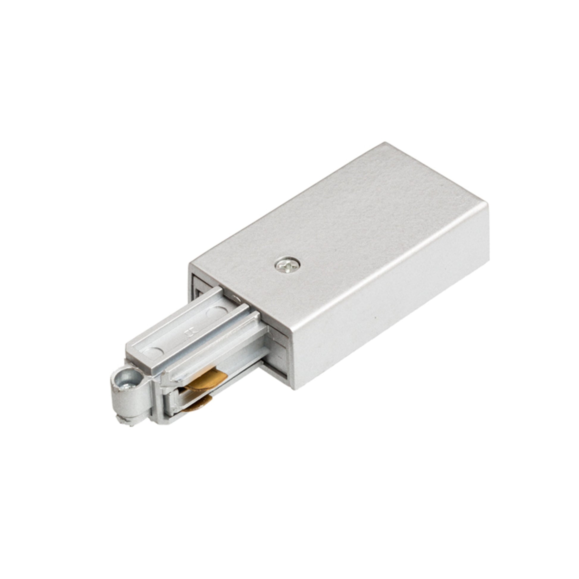 RENDL 1-circuit track system 1F feed-in, polarity right silver grey  230V  R12289 1