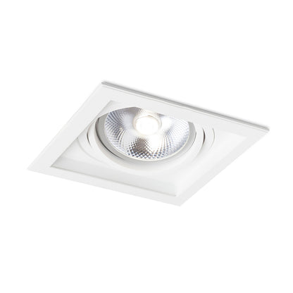 RENDL recessed light GRANADA SQ  white  230V LED G53 15W R12707 1