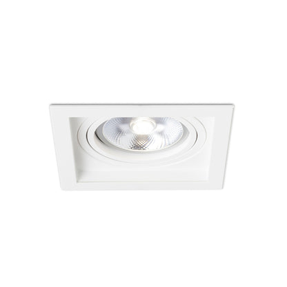 RENDL recessed light GRANADA SQ  white  230V LED G53 15W R12707 10