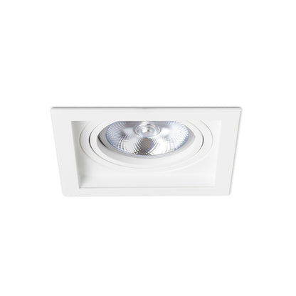 RENDL recessed light GRANADA SQ  white  230V LED G53 15W R12707 11