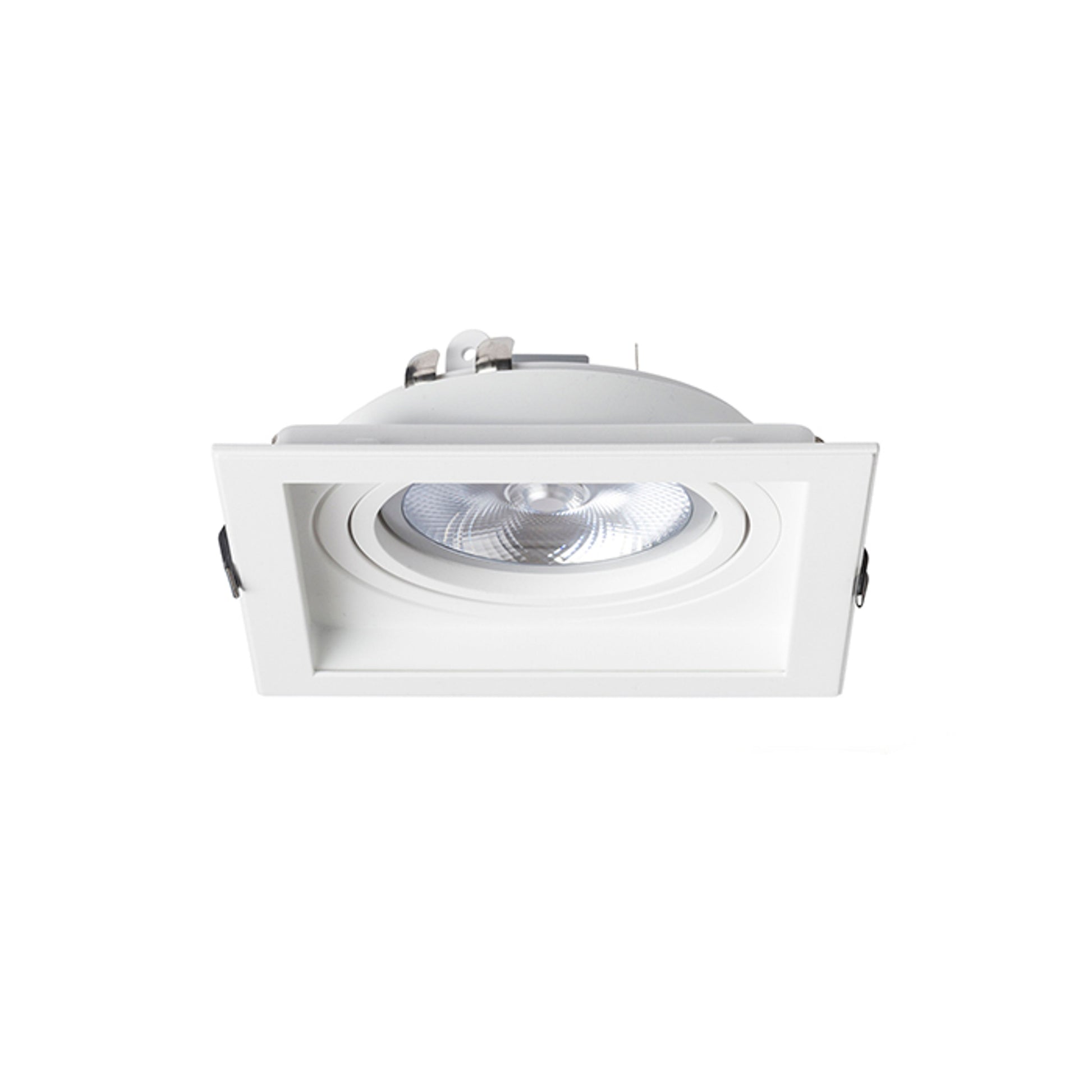 RENDL recessed light GRANADA SQ  white  230V LED G53 15W R12707 2