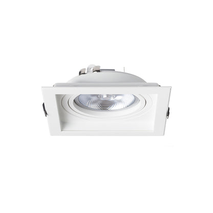 RENDL recessed light GRANADA SQ  white  230V LED G53 15W R12707 2