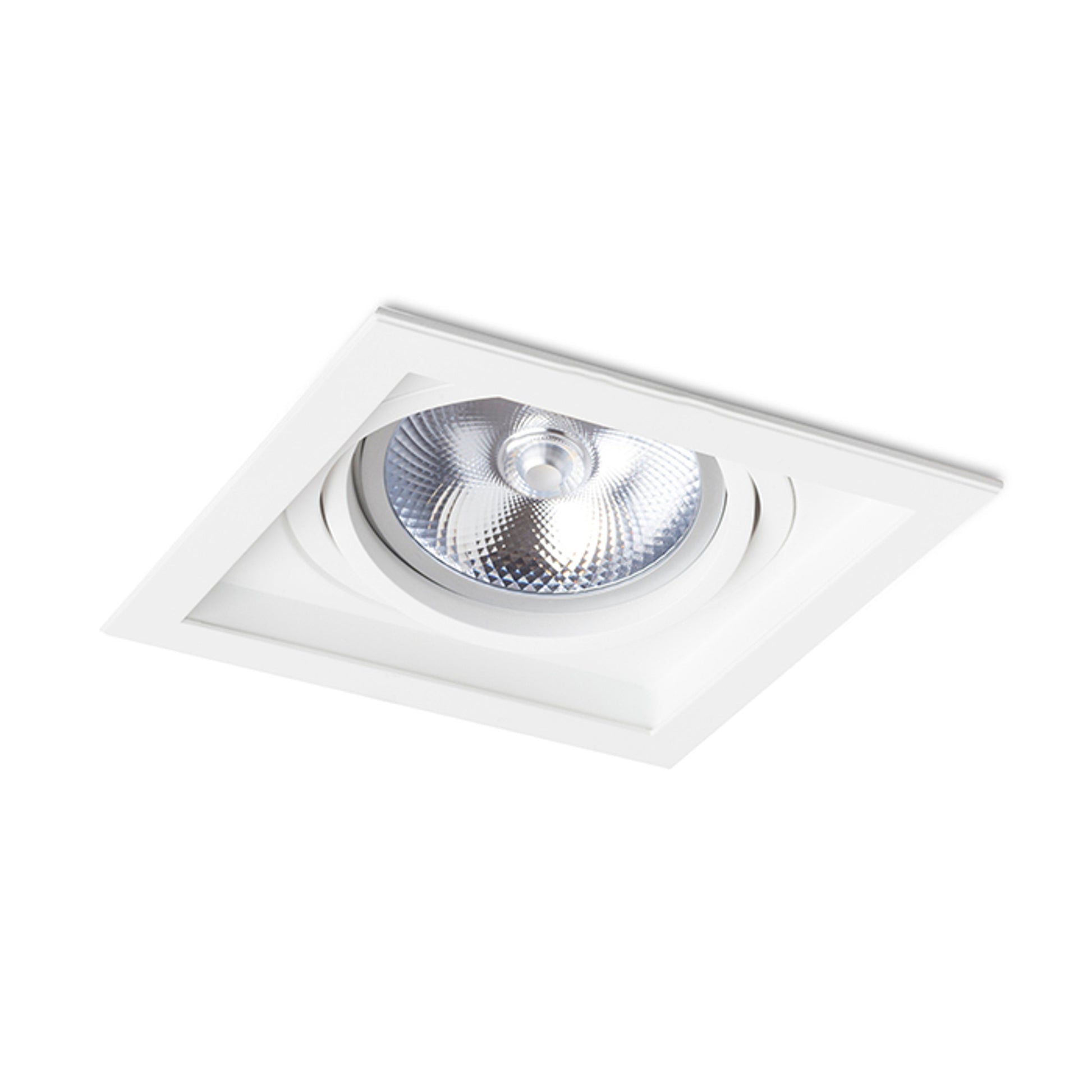 RENDL recessed light GRANADA SQ  white  230V LED G53 15W R12707 3