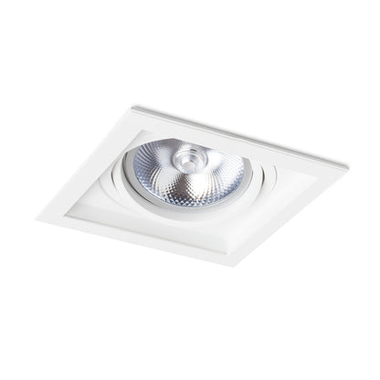 RENDL recessed light GRANADA SQ  white  230V LED G53 15W R12707 3