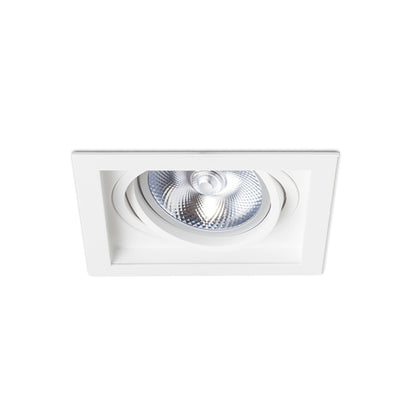 RENDL recessed light GRANADA SQ  white  230V LED G53 15W R12707 9