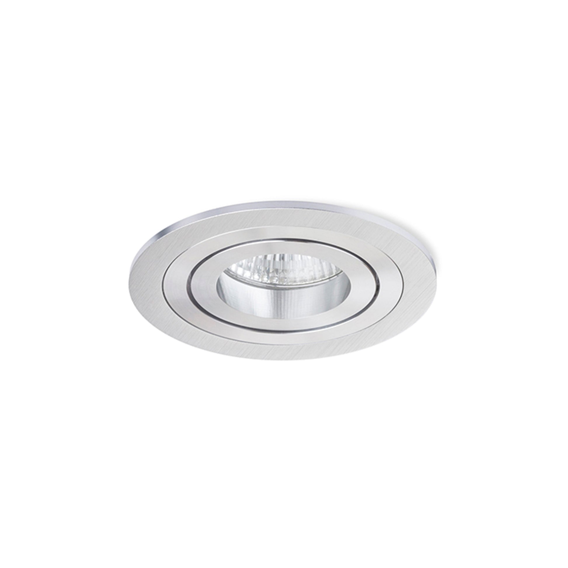 RENDL recessed light PASADENA GU10 R recessed  brushed aluminum 230V LED GU10 7W R12708 3