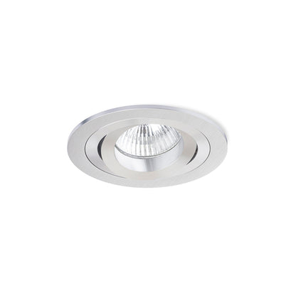 RENDL recessed light PASADENA GU10 R recessed  brushed aluminum 230V LED GU10 7W R12708 5