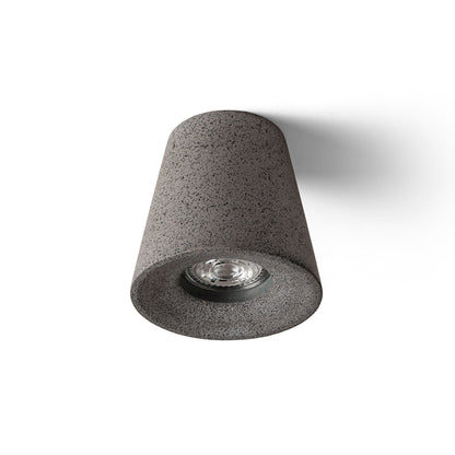 RENDL surface mounted lamp VOLCA ceiling  concrete/dark granite 230V LED GU10 5W R13795 2