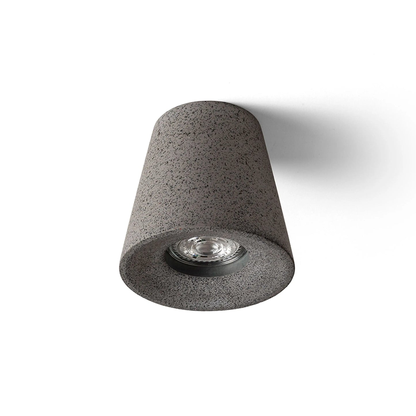 RENDL surface mounted lamp VOLCA ceiling  concrete/dark granite 230V LED GU10 5W R13795 5