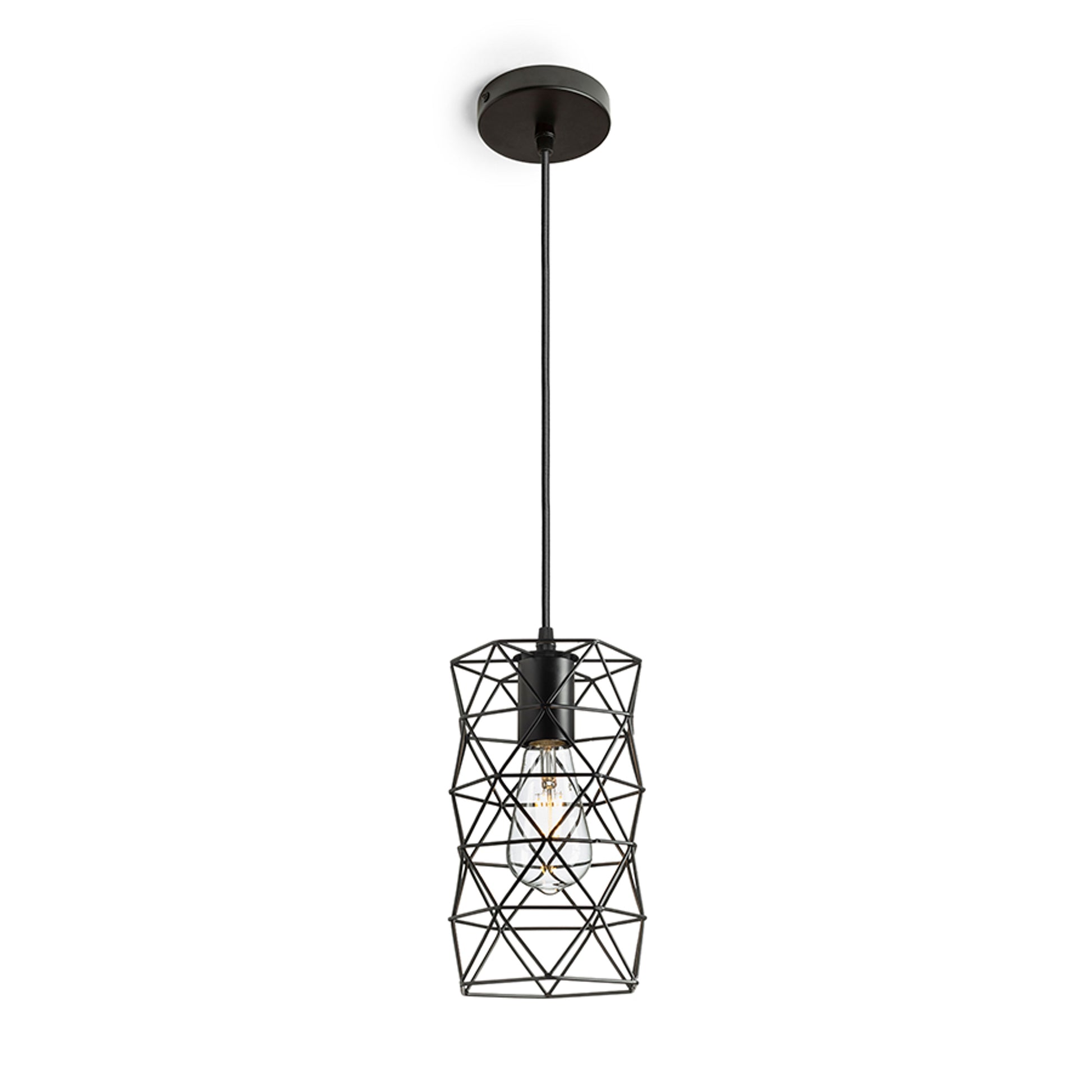 RENDL pendant lamp ILUSIA pendant black  230V LED E27 15W R13892 1