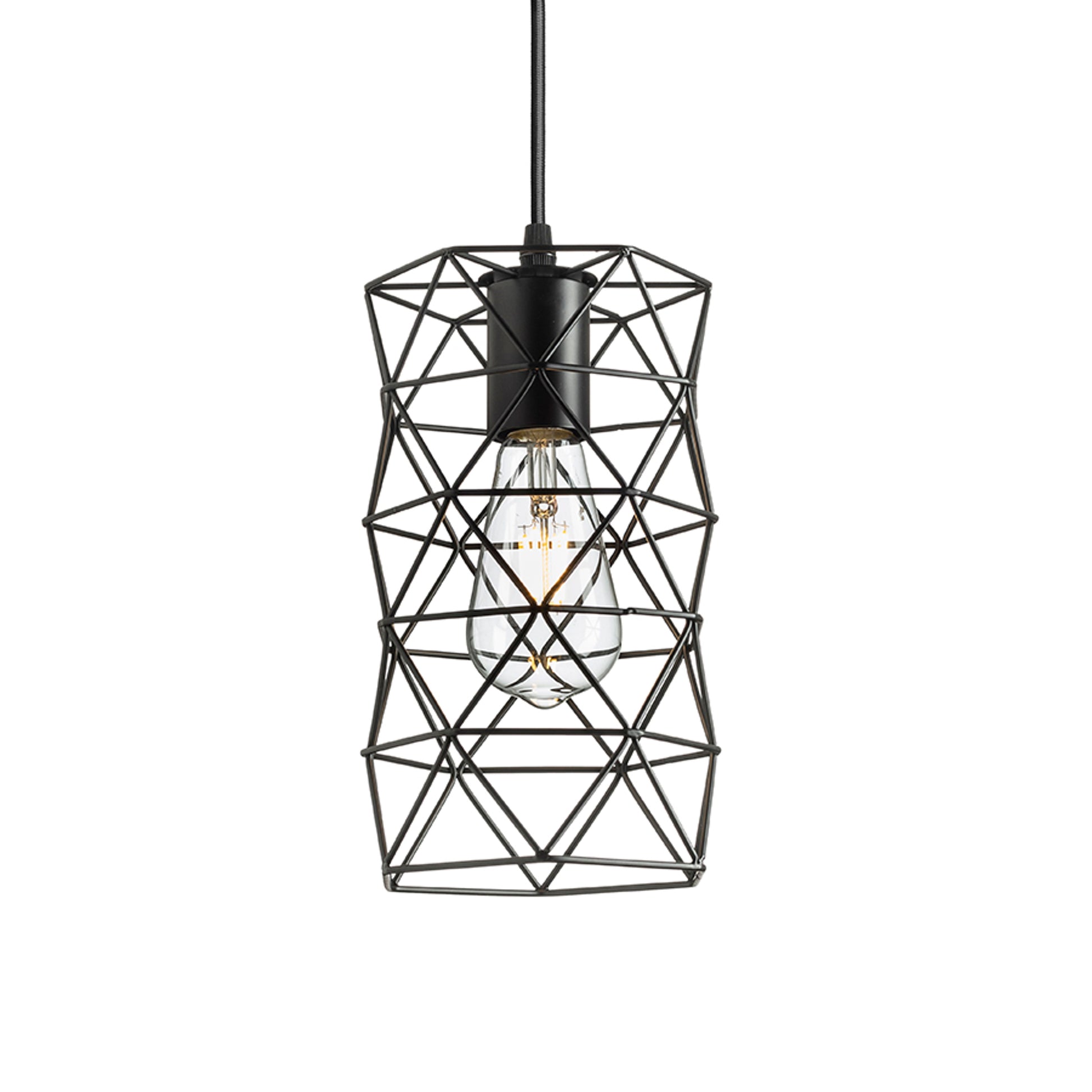 RENDL pendant lamp ILUSIA pendant black  230V LED E27 15W R13892 3