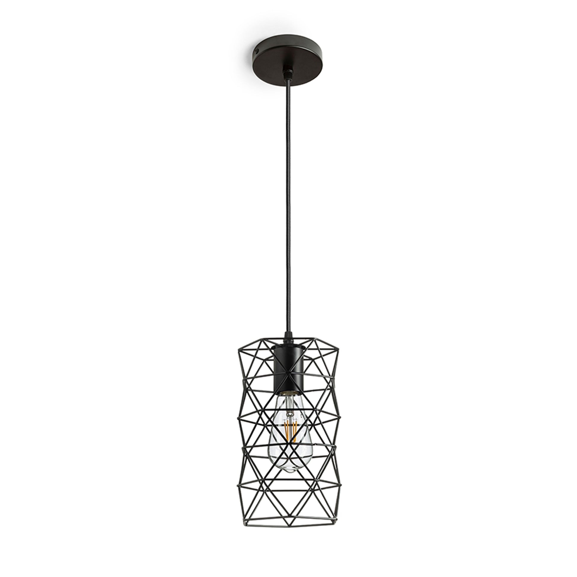 RENDL pendant lamp ILUSIA pendant black  230V LED E27 15W R13892 5
