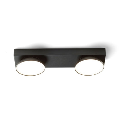 RENDL spotlight ELISEO II surface mounted black  230V LED 2x5W  3000K R13917 3