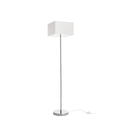 RENDL floor lamp NYC/TEMPO 30/19 floor  Polycotton white/chrome 230V LED E27 15W R14085 1