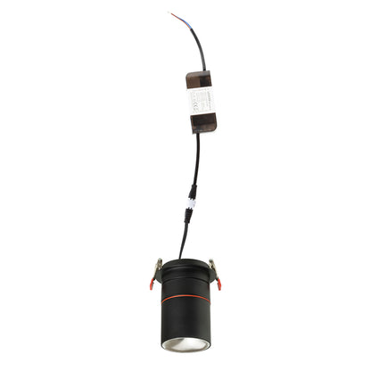 RENDL recessed light AUGUSTA recessed black chrome 230V LED 12W 36°  3000K R14240 3