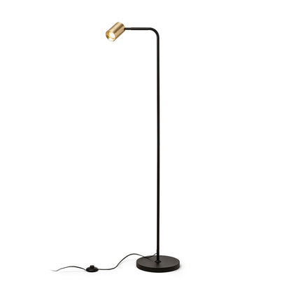 RENDL floor lamp FLYNN I floor  black/brushed brass 230V LED GU10 9W R14264 1