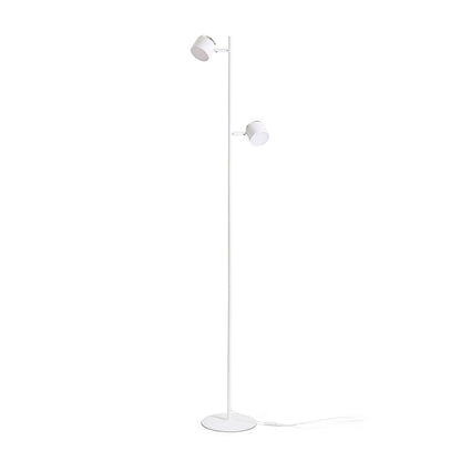 RENDL floor lamp NOVA II floor white chrome/frosted acrylic 230V LED 2x3.5W 3000K R14276 4