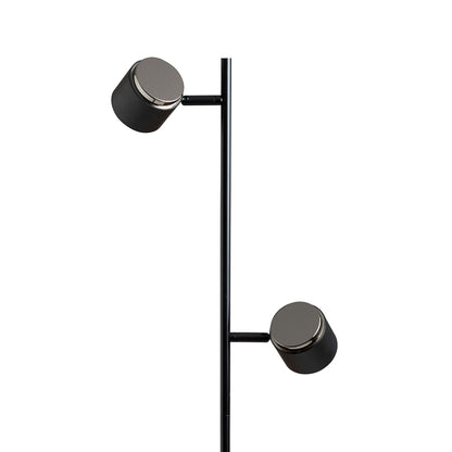 RENDL floor lamp NOVA II floor black chrome/frosted acrylic 230V LED 2x3.5W 3000K R14277 4