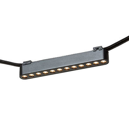 RENDL Ultra-thin track system OXANA 22 for the VEGA/WAVE system black  24= LED 12W 24°  3000K 4000K 6500K R14324 12